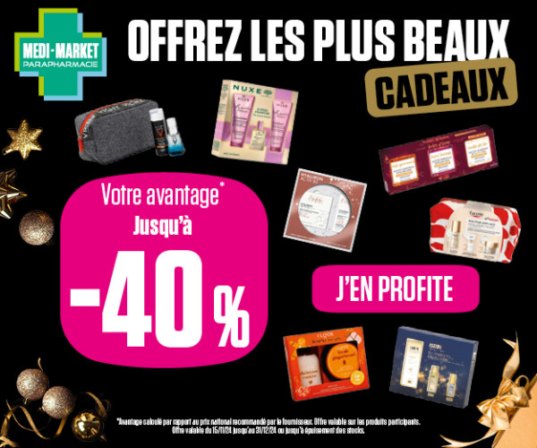 <strong>Jusqu'&agrave; -40% sur les coffrets saisonniers chez Medi-Market !&nbsp;</strong>