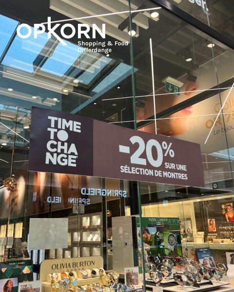 <strong>D&eacute;couvrez l'offre "TIME TO CHANGE" !</strong>