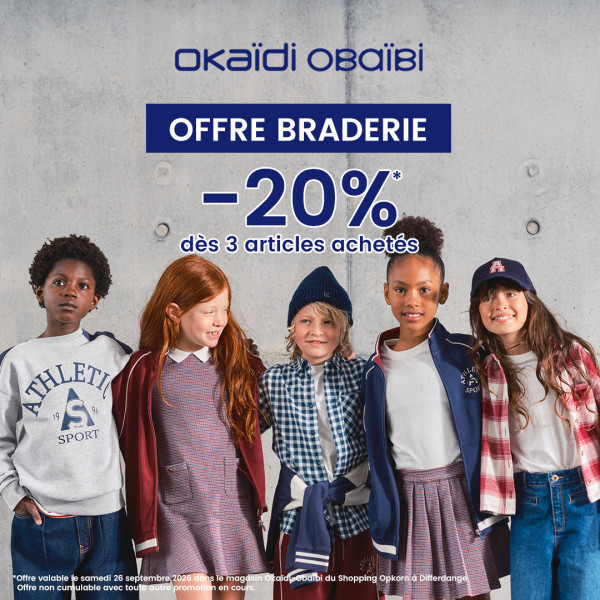 <strong>PROMO BRADERIE</strong>