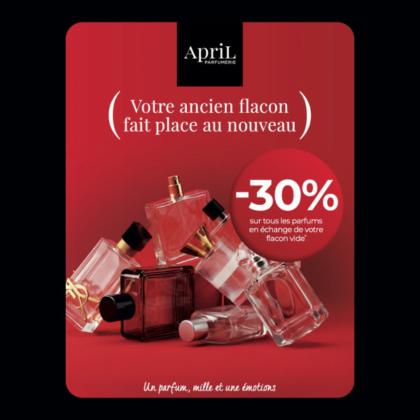 <strong>Votre ancien flacon fait place au nouveau !</strong>