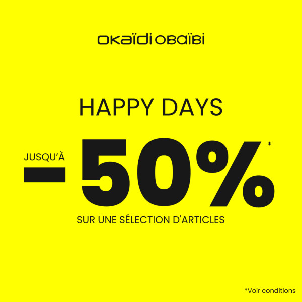 <strong>Les HAPPY DAYS sont de retour !&nbsp;</strong>