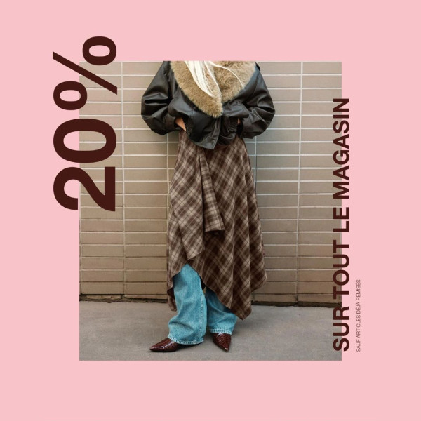 <strong>-20% sur tout le magasin !</strong>